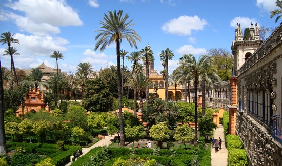 jardins de l'Alcázar-Séville