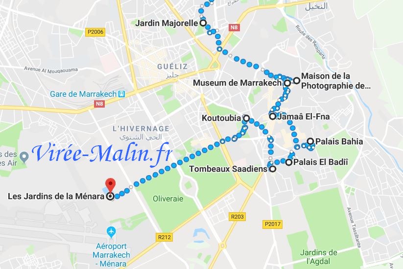 que-voir-marrakech-googlemap