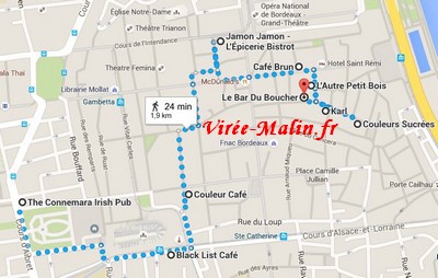 liste bar sympa bordeaux