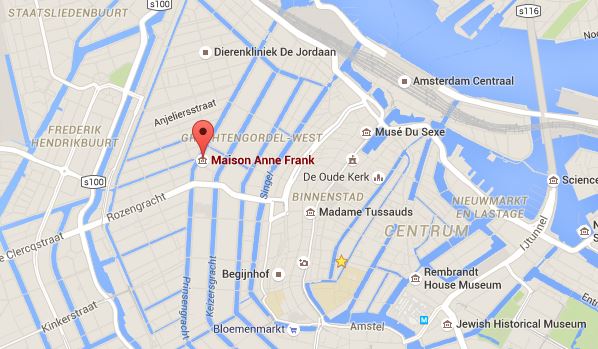 tarif musée anne frank amsterdam