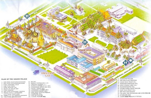 Plan-Grand-Palais-bangkok-visite