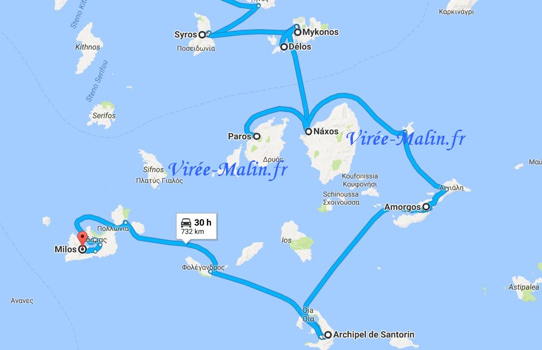 planning-iles-cyclades-googlemap