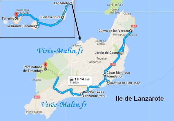 que visiter à Lanzarote