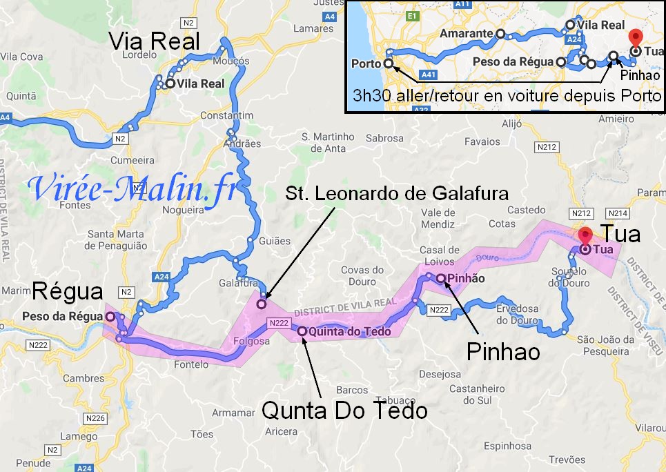 Porto et ses environs: la vallée du Haut-Douro
