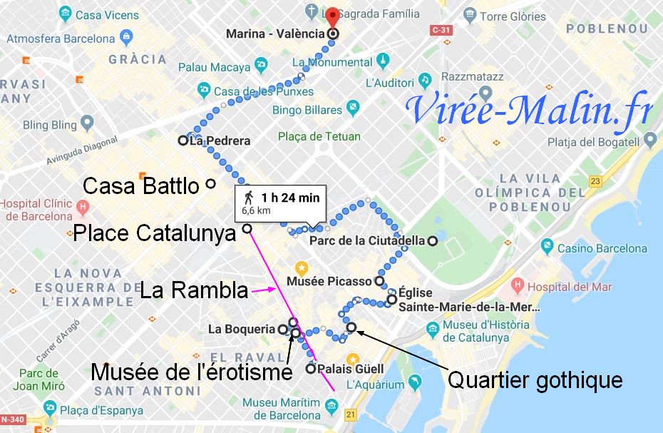 googlemap-plan-visite-barcelone