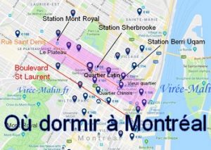 Où dormir à Montréal, dans quel quartier loger à Montréal