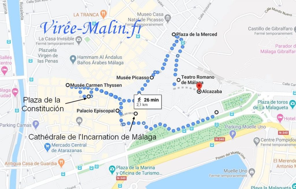 que-visiter-malaga-googlemap