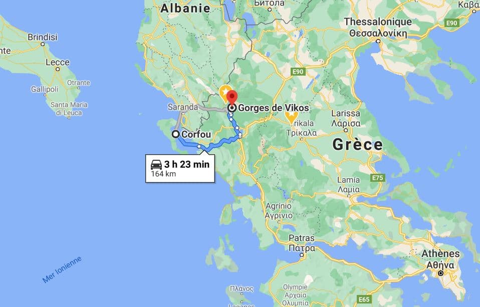 gorges-de-vikos-situation-geographique-googlemap