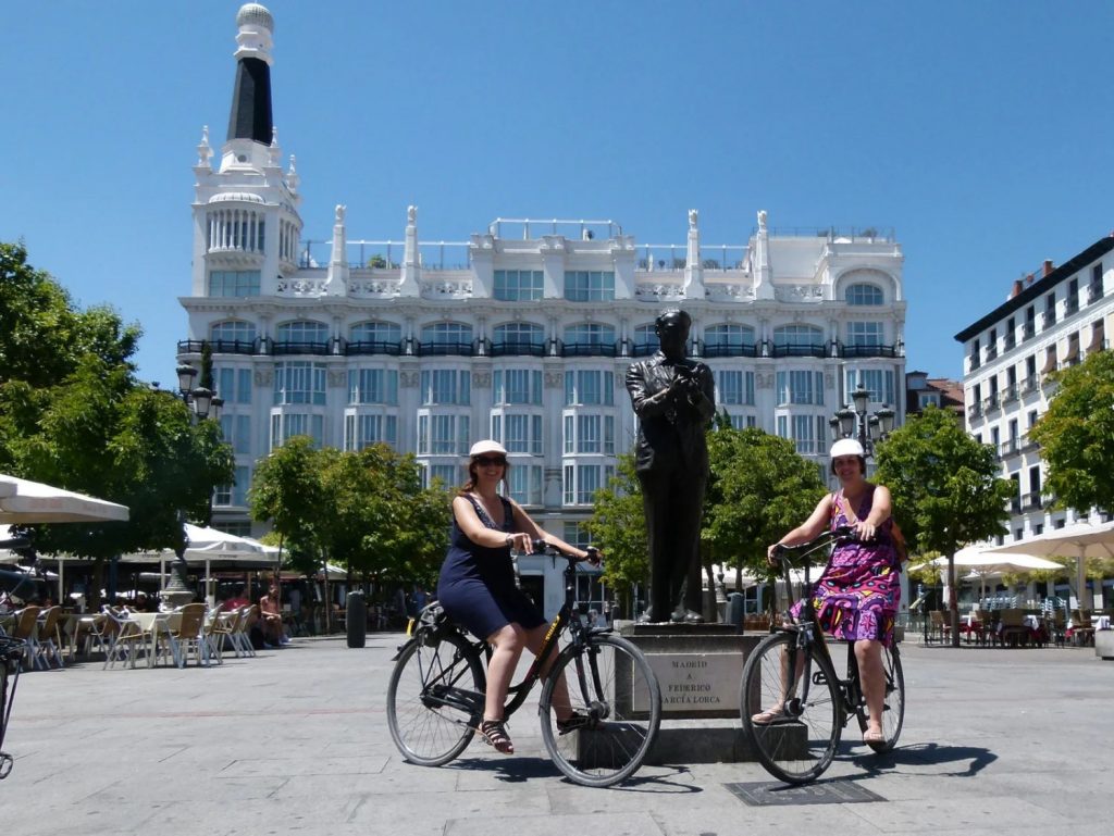 Visite guidée en français de Madrid à vélo