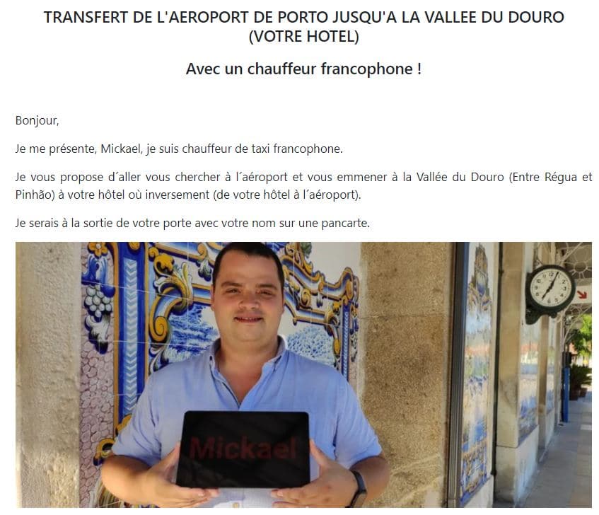 taxi-prive-francophone-vallee-douro-depuis-porto