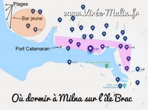 Où loger sur l'île de brač ? Dans quelle ville dormir à Brac ?