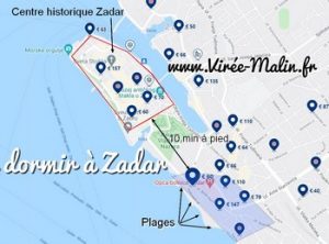 Où dormir à Zadar ? Dans quel quartier loger à Zadar ?