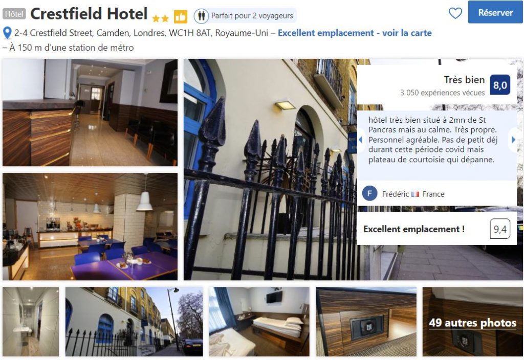 hotel-proche-saint-pancras-et-gare-euston