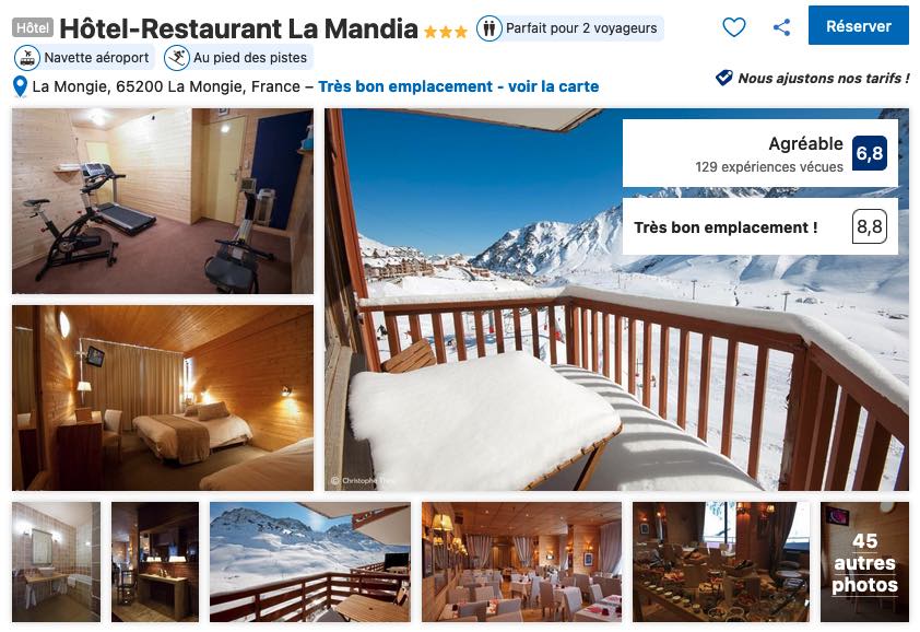 hotel-restaurant-la-mongie-acces-pistes-a-pied