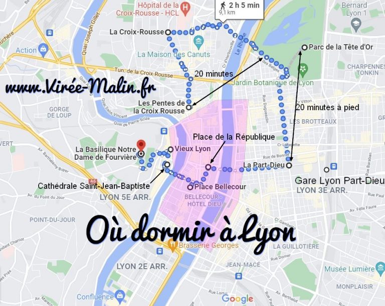 Quel est le quartier où dormir à Lyon pour un weekend ? ViréeMalin.fr