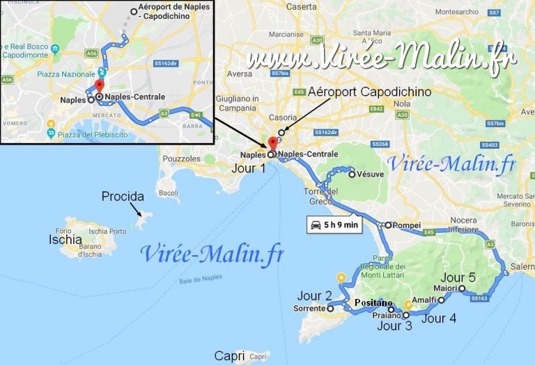 Road-trip-cote-Amalfitaine-en-voiture-carte