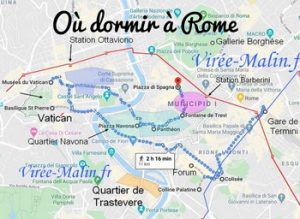 Où loger à Rome, dans quel quartier dormir à Rome ?