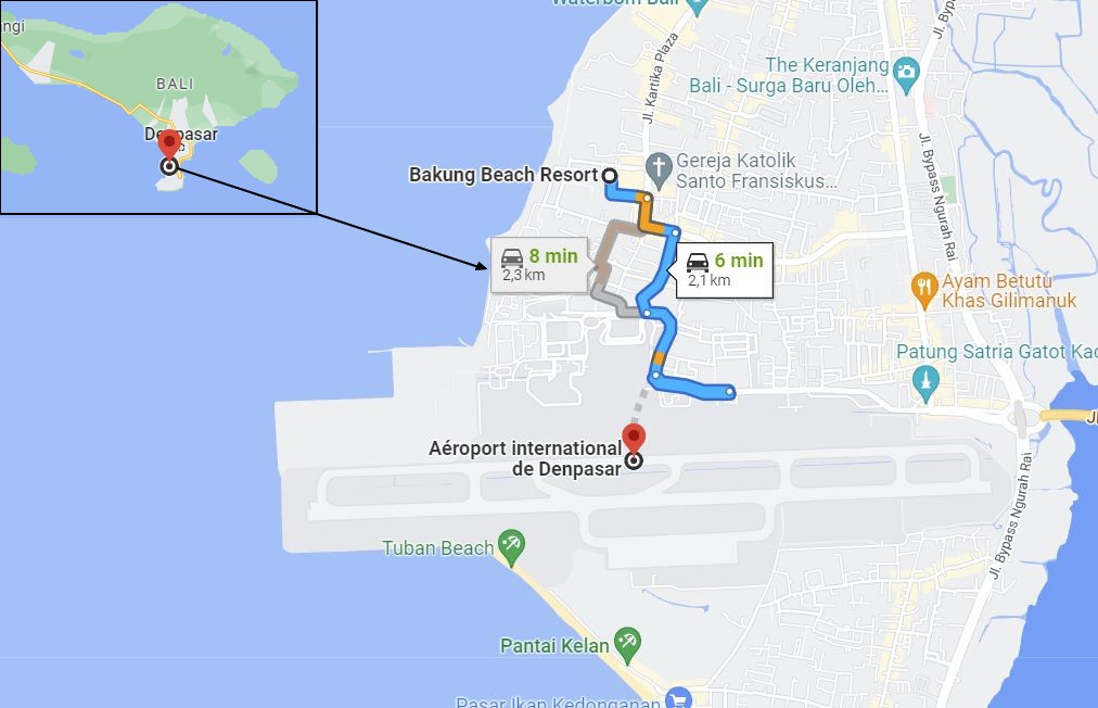 rejoindre-hotel-depuis-kuta-aeroport-Denpasar
