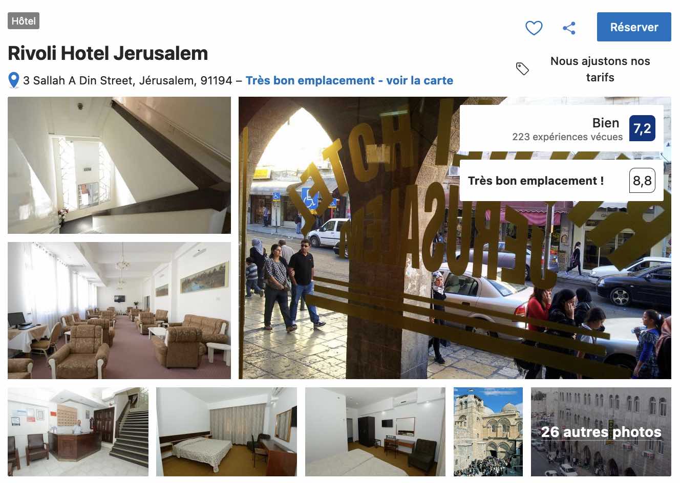 hotel-jerusalem-proche-porte-de-damas